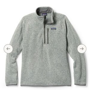 Better Sweater Quarter-Zip Fleece Pullover stonewash - Men's Medium